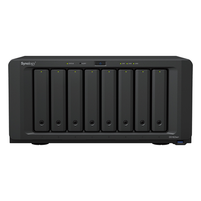 DS1823XS+ - Servidor NAS / 8 Bahías / 144 TB Bruto / Expansión 324 TB / 10GbE / RAID F1,0,1,5,6,10 / Caché SSD NVMe