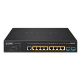 AVS-4210-8HP2X - Planet Switch Administrable L2+ AV / 4 Puertos PoE++ 95W + 4 Puertos PoE+ 32W + 2 SFP+ 10G