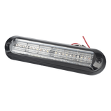 XLT1835RBA - Luz Auxiliar Ultra Brillante / 18 LEDs 3W / IP67 / Rojo/Azul/Ambar / 142.6x36x14mm / 10-30VDC / 0.47x0.12x0.05ft