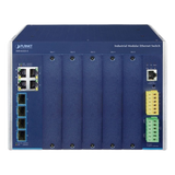 IMS-6325-5 - PLANET Industrial Layer 3 5-Slot Gestionado L3 Gigabit Ethernet (10/100/1000) Azul, Metálico