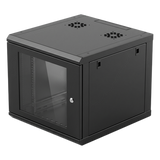 SR-19-09-GN3G - Linkedpro Gabinete de Pared 9U / 19 in / Profundidad 635 mm (2.08 ft) SR-19-09-GN3G