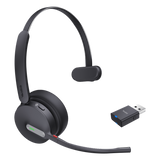 WH64-HYBRID-MONO-TEAMS - Diadema Inalámbrica / DECT + Bluetooth Híbrido / Mono / Alcance 150 m (492 pies) / 32 h Autonomía / Certificación Teams / Busylight