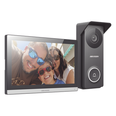 DS-KIS313-P - Kit de Videoportero Híbrido / Pantalla Táctil 7