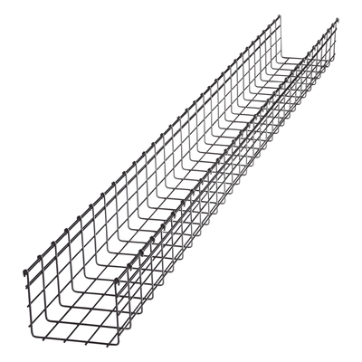 CH-150-200EZ - Charola Tipo Malla / 150x200 mm / Electro Zinc / 477 Cables Cat6 / 3 m (9.84 ft)