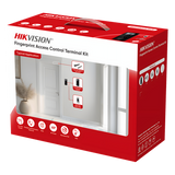 DS-KAS807 - Hikvision Kit Terminal Control Acceso Biométrico / Huella Digital y QR / 2.4" LCD DS-KAS807