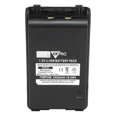 TXBP298 - Batería Li-Ion / 2500 mAh / Sin Efecto Memoria / Baja Autodescarga / Clip Integrado