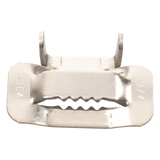 LP-SSBT-34 - Hebilla de Acero Inoxidable / 3/4" / 100 Piezas / Compatible ADSS / Mini-ADSS / Figura 8