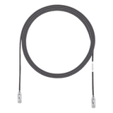 UTP28SP8INBL - Cable de Parcheo Cat6 / UTP 28AWG / 20.2 cm (0.66 ft) / Diámetro 3.8 mm / PoE hasta 48 cables en mazo / Negro