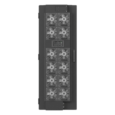 10630-201 - Enfriador de Puerta Trasera para Rack 42U / 800W Agua Refrigerada / 12 Ventiladores DC Hot-Swap / Ethernet SNMP Modbus / Hoffman RackChiller RDHX PRO