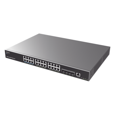 GWN7813P - Grandstream Networks GWN7813P dispositivo de redes Gestionado L3 Gigabit Ethernet (10/100/1000) Energía sobre Ethernet (PoE) Gris