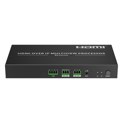 TTRXMULTIVIEWER - Receptor Multivisor HDMI / 4K 60 Hz / IP Matrix / Latencia 70-180 ms / PoE / IR Bidireccional / RS-232/485