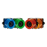 QWCD50-110220-G-LC - Qlight Baliza LED con Sirena / Verde / 31 Tonos QWCD50-110220-G-LC