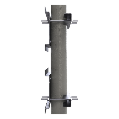 LP-FORTE-16U-BRA-R2 - Linkedpro By Epcom Herraje de Fijación para Gabinete / Compatible 16U y 24U / Acero Galvanizado