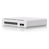 USW-PRO-XG-8-POE - Switch PoE++ Capa 3 / 8 Puertos 10GbE / 2 Puertos SFP+ / PoE 155 W / Etherlighting™ / 200 Gbps