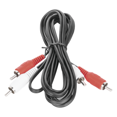 TT2RCA2M - Cable RCA Macho a Macho de 2 Metros de Longitud / Aplicaciones de Audio y Video Optimizado para HD