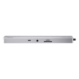 UH3240 - Dock Multipuerto USB-C / 11 en 1 / 8K@120Hz Single o Dual 4K@60Hz / PD 100W / USB 3.2 Gen 1 / Ethernet Gigabit / SD MicroSD / Aluminio / 8.66x1.57x0.63 in