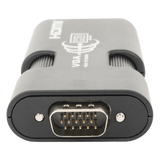 TT350MINI - MINI Adaptador de VGA a HDMI /  Resolución 1920x1080 @ 60Hz / Jack de audio de 3.5mm / Soporta alimentacion  por Micro USB