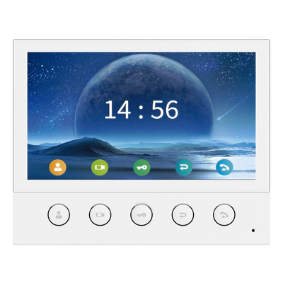 I53W - Fanvil Monitor IP/SIP para interior, Wi-Fi, pantalla táctil de 7", audio de 2 vías, PoE, 8