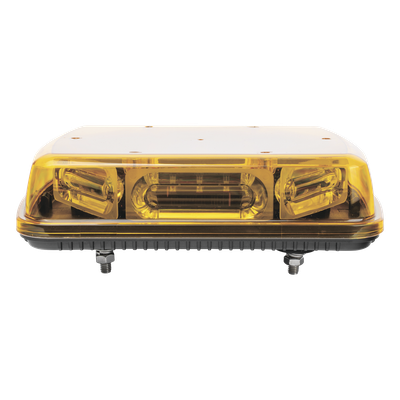 X1665AVM - Mini Barra de Señalización / 18 LEDs Ámbar / Hyperlux / 25 Patrones de Destello / 12 VCC / -40°C a 55°C (-40°F a 131°F)