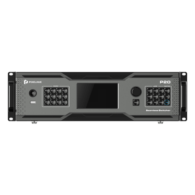 P20 - Pixelhue Switcher de Presentación 4K / 12 Capas DL / 10G Fibra Óptica 10 km (6.2 mi) P20