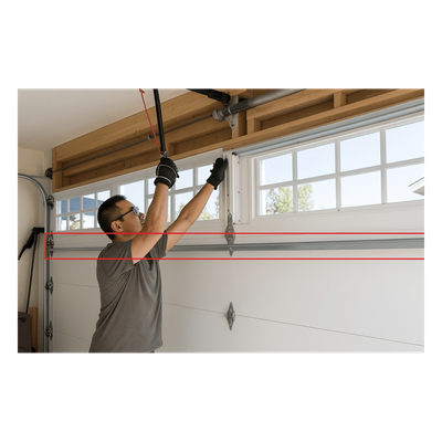 AC-SOP18 - Accesspro Soporte de Refuerzo para Puerta de Garaje / Acero Calibre 22 / Galvanizado AC-SOP18
