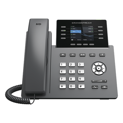 GRP2624 - Grandstream Networks GRP2624 teléfono IP Negro 8 líneas TFT Wifi, Terminal con conexión por cable, En banda, Fuera de banda