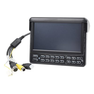 XMRCP4 - Panel de Control Táctil / Pantalla 7" / Audio Bidireccional con Megáfono / Cable 5 m (16.4 ft) / 12 VDC / -20°C a 70°C