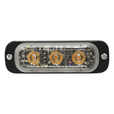 SP3A - Signalpro Luz Auxiliar LED / 3 LEDs Ámbar / Multivoltaje 12~24 VCD SP3A