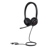 UH35-DUAL-UC-USB-C/A - Diadema Alámbrica USB / Cancelación de Ruido 60% / Altavoz 35 mm / USB-C/A Dual / Luz de Ocupado / Brazo Ajustable 300°