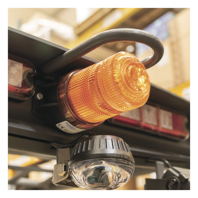 X6262-A - Mini Burbuja LED / Rango 12-80 VCC / IP66/67 / 8 Destellos 70 FPM / SAE J845 Clase III / Montaje Permanente