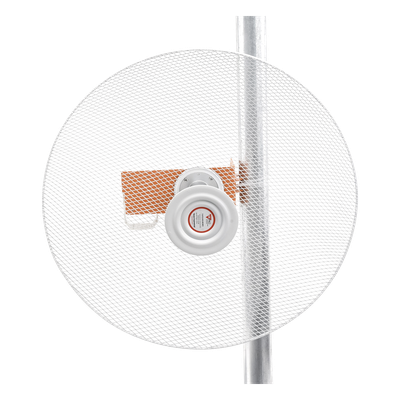 TXPD30RJMIMO - Antena direccional con diseño aerodinámico para minimiza la resistencia al viento, Ganancia de 30 dBi,  frecuencia (4.9 - 6.5 GHz), Polarización doble, incluye montaje para torre o mástil