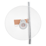 TXPD30RJMIMO - Antena direccional con diseño aerodinámico para minimiza la resistencia al viento, Ganancia de 30 dBi,  frecuencia (4.9 - 6.5 GHz), Polarización doble, incluye montaje para torre o mástil