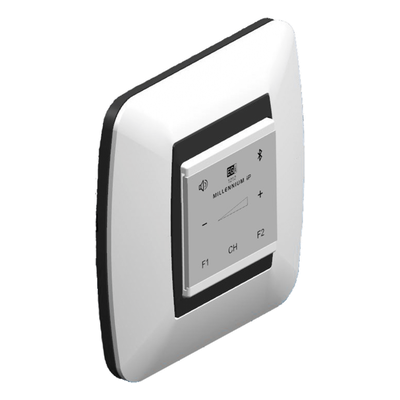 1212 - Mando Bluetooth IP | Control Táctil | Compatible Sistema Millennium | Alimentación PoE | Color Blanco |