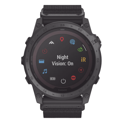 10-02704-10 - Reloj Garmin tactix® 7 – Pro Edition color negro en bisel de titanio,  multideporte con GPS ofrece funciones tácticas especializadas, así como mapas, música, funciones de entreno avanzadas.