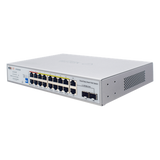 WI-PCES218GF - Switch PoE / 16 Puertos 10/100 Mbps PoE / 2 Uplink Gigabit / 1 Puerto SFP / Presupuesto PoE 250 W / Alcance 250 m (820.2 ft) / ONVIF