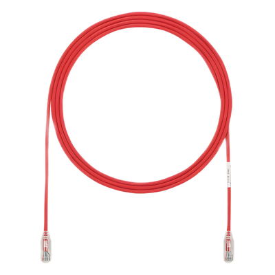 UTP28SP25RD - Cable de Parcheo UTP Cat6 / 28 AWG / 7.62 m (25 ft) / 250 MHz / Doble Clasificación CM/LSZH / PoE++