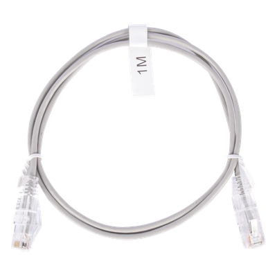 LP-UT6-100-GY28 - Linkedpro By Epcom Cable de Parcheo Slim UTP Cat6 / 1 Metro (3.28 Pies) / 28 AWG