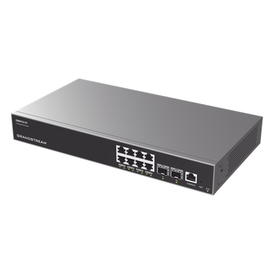 GWN7811P - Grandstream Networks GWN7811P dispositivo de redes Gestionado L3 Gigabit Ethernet (10/100/1000) Energía sobre Ethernet (PoE) Gris