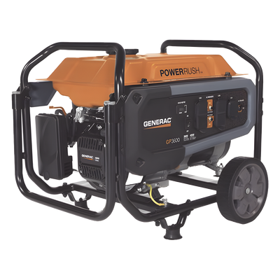 GP3600 - Generac Generador Portátil a Gasolina / 3.6 kW Nominal / 4.5 kW Arranque GP3600