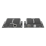 TT683 - Kit Extensor HDMI para distancias de 120 metros / Resolución 4K @ 30Hz / Cat 5e/6 / Soporta conexión Uno a Uno y Uno a Muchos / Hasta 253 Rx / HDbitT / Soporta control remoto del equipo fuente.