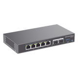 GCC6010 - Grandstream Networks GCC6010 dispositivo de redes Gigabit Ethernet (10/100/1000) Energía sobre Ethernet (PoE) Negro, Plata