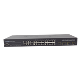 WGSW-24040R - Switch Administrable L2+ / 24 Puertos Gigabit / 4 Puertos Combo SFP / Enrutamiento Estático L3 / Doble Fuente de Alimentación