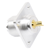 RFU-521-ST - Rf Industries,Ltd Conector RF Hembra / UHF SO-239 / Montaje Chasis 4 Hoyos RFU-521-ST