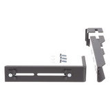 FR6ALB - Soporte en L para Canaleta / Compatible FiberRunner 4x4 y 6x4 / Montaje en Riel Escalerilla 0.375 x 1.5/2 pulgadas / Acero Negro / 9 Piezas / UL 2024