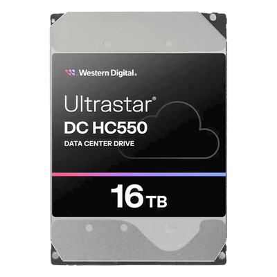 WUH722016CLE6L0 - Disco Duro Data Center / 16 TB / 7200 RPM / SATA 6 Gb/s / SAS 12 Gb/s / CMR / HelioSeal / 2.5M-hour MTBF / 3.5 Pulgadas