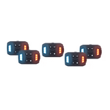 XLTD-2735-RB - Luz de Advertencia Múltiple / 26 LEDs Rojo Azul Blanco / Recargable 1200 mAh / IP67 / Base Magnética