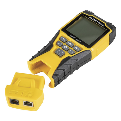 VDV-501-851 - Probador de Cables / Voz RJ11/12 / Datos RJ45 / Video Coaxial F / Longitud hasta 610 m (2000 ft) / LCD Retroiluminada / Detección de Fallas