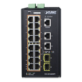 IGS-20160HPT - PLANET IGS-20160HPT switch Gestionado L2/L3 Gigabit Ethernet (10/100/1000) Energía sobre Ethernet (PoE) Azul, Blanco