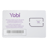 SIM3GBYOBI - Yobi SIM de Datos / 3.5 GB Mensual / 12 Meses SIM3GBYOBI