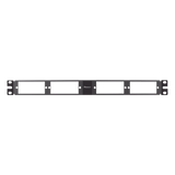 CFAPPBL1A - Panduit Patch Panel de Fibra Óptica, Para 4 Placas Acopladras FAP o FMP, Angulado, Color Negro